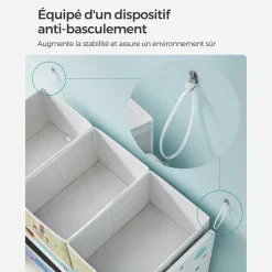 Flash Sale SONGMICS Tour 5 niveaux bambou Blanc