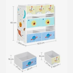 Flash Sale SONGMICS Tour 5 niveaux bambou Blanc