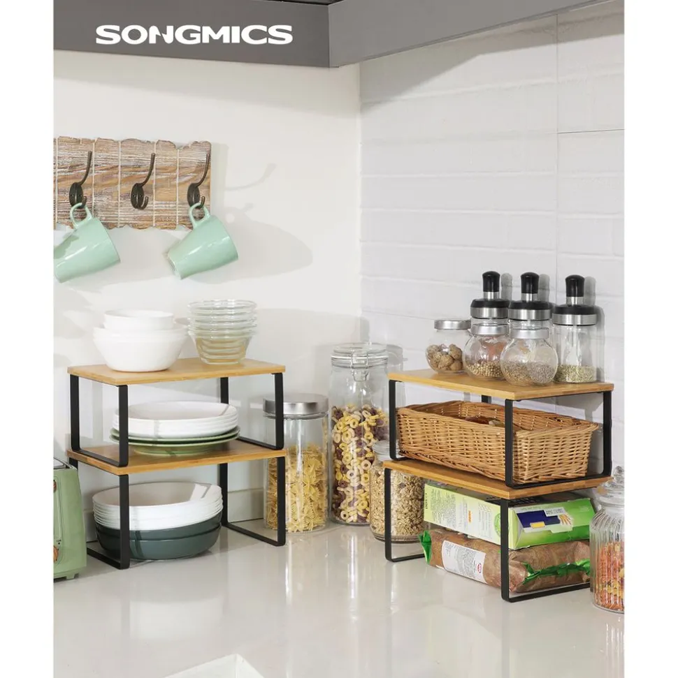 Online SONGMICS Tour de rangement 4 niveaux Blanc