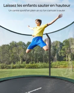 Cheap SONGMICS Trampoline Ø 183 cm bleu