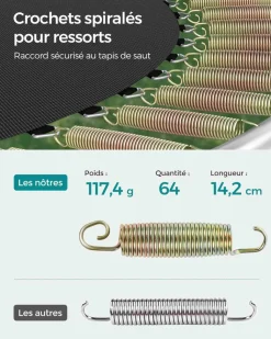 Hot SONGMICS Trampoline filet 305 cm