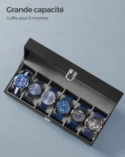 Store SONGMICS Valise de maquillage noir