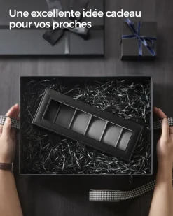 Store SONGMICS Valise de maquillage noir