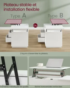 Cheap SONGMICS Valise de maquillage professionnel 4-en-1 doré champagne