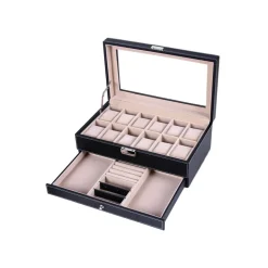 Store SONGMICS Valise maquillage croco Noir