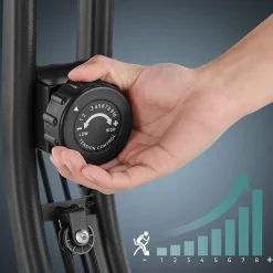 Store SONGMICS Vélo d’appartement noir et gris