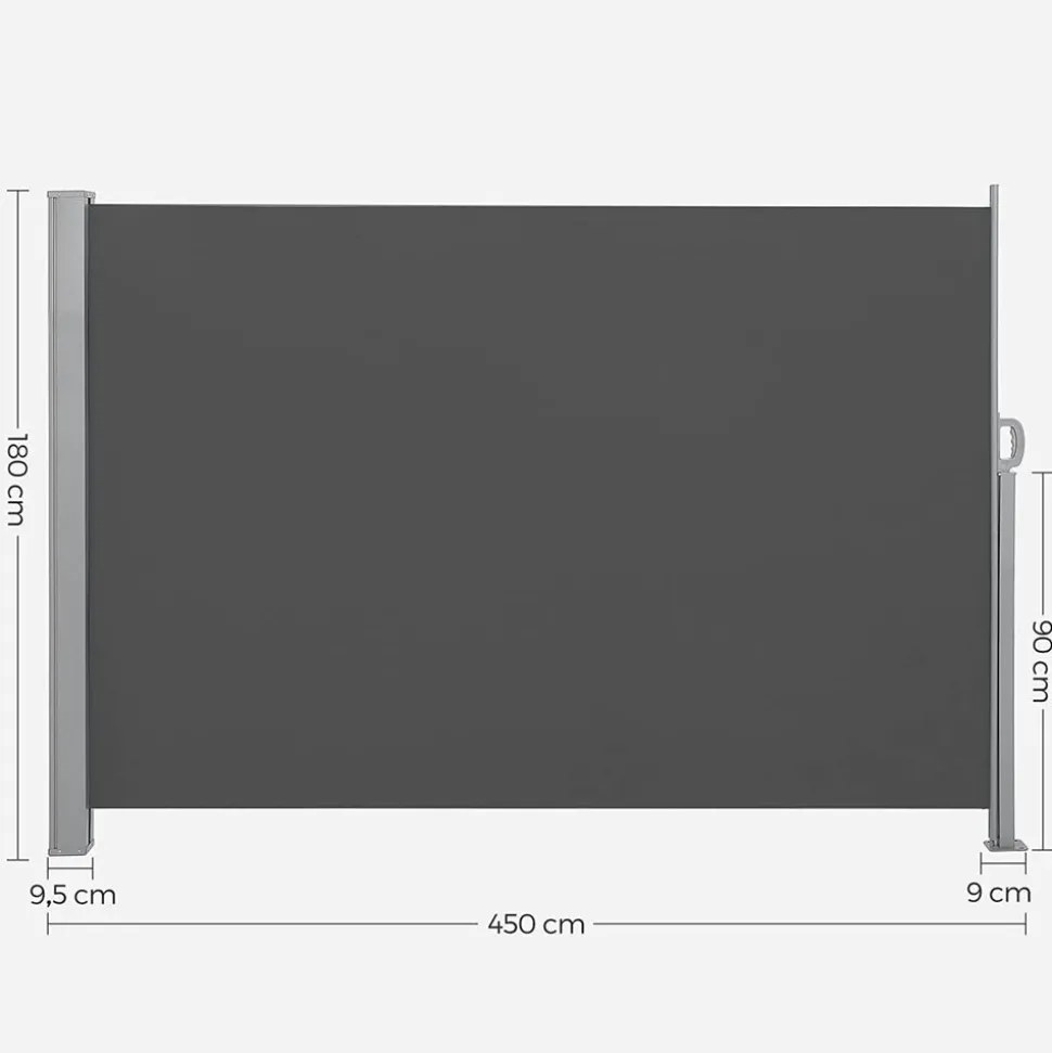 Store SONGMICS Voile d’Ombrage 3 x 5 m