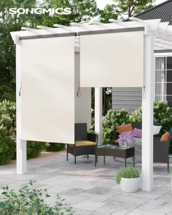 Hot SONGMICS Voile d'ombrage anthracite