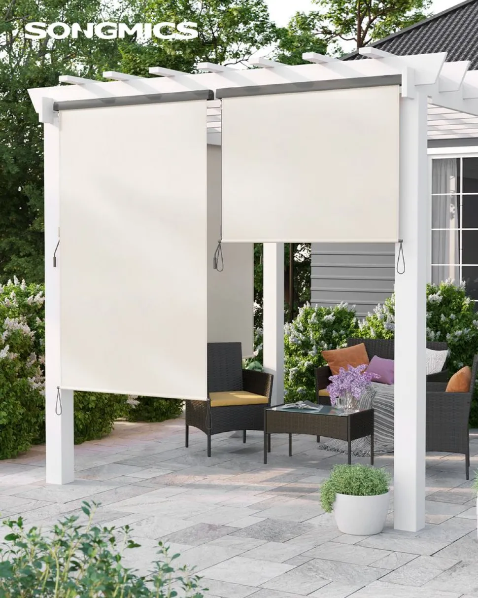 Hot SONGMICS Voile d'ombrage anthracite