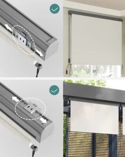 Hot SONGMICS Voile d'ombrage anthracite