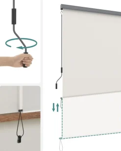 Hot SONGMICS Voile d'ombrage anthracite